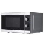 Sharp YC-MG01E-S kombinuota mikrobangų krosnelė su grilio režimu, 20 l, 800 W, statoma ant pavir&scaron;iaus, sidabrinė ir juoda