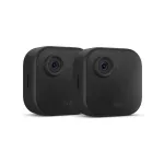 &bdquo;Amazon Blink Outdoor 4&ldquo; belaidė i&scaron;mani apsaugos kamerų sistema (2 kameros + &bdquo;Sync Module Core&ldquo;) &ndash; 1080p HD, infraraudonųjų spindulių naktinis matymas, dvipusis garsas, atspari oro sąlygoms, juoda