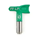 Graco Green Finishing Nozzle FFLP514 - RAC X Fine Finish Low Pressure Airless Spray Tip, 0.014 inch Orifice, 10 inch Fan Width