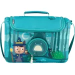 Tonies Under the Magic Moon Ne&scaron;iojimo Dėklas &ndash; Unisex Rankinė &ndash; Garso Figūrėlių Transporteris &ndash; Užtrauktukas &ndash; Žalia