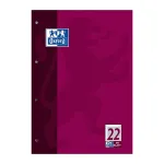 Oxford ra&scaron;ymo bloknotas DIN A4 linijuotas Line 22, 80 lapų, 90 g/m&sup2;, baltas