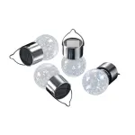 Elight Garden Decor Solar IP65 LED Solo Lantern Hanging Bulb Style (9x6cm) su tamsos jutikliu