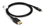 USB Type-C į DisplayPort 2.1 laidas, club 3d CAC-1559, abipusis, VESA DP80 sertifikuotas, 1 m