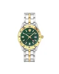 Versace VE7C00623 vyri&scaron;kas laikrodis 41mm nerūdijančio plieno mėlynas ciferblatas chronografas