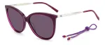 M Missoni moteri&scaron;ki akiniai nuo saulės MMI0119SFGV Havana Brown Butterfly Acetate rėmelis su rudais gradientiniais polikarbonato lę&scaron;iais UV400 58mm
