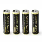 ORICO Ener-G EG5C 1,5 V 2100 mWh Įkraunama AA LiPo Baterija su USB-C Įkrovimo Laidu, 4 vnt. Pakuotė