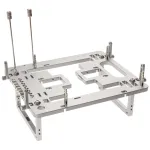 Mini benchtable korpusas Streacom BC1 Mini V2 sidabrinis &ndash; atviro rėmo važiuoklė