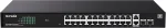 Tenda TEG2228P-24-410W valdomas PoE+ komutatorius 26x Gigabit Ethernet + 2x SFP, 410W
