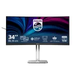 Philips 34B2U5900C 34 colių lenktas VA UWQHD monitorius &ndash; 3440&times;1440, 120Hz, USB-C PD 90W, KVM