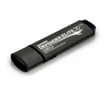 Kanguru Defender Elite30 KDFE30-16G &scaron;ifruotas USB atmintukas, 16 GB, USB 3.2 Gen 1 (USB 3.0), FIPS 197, 140 MB/s, juodas