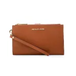 Michael Kors Jet Set Travel Continental Wristlet Wallet 35F8GTVW0LLUG &ndash; Saffiano Leather, Luggage, Gold-Tone Hardware