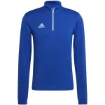 adidas Entrada 22 treniruočių vir&scaron;us vyrams Team Royal Blue/White, ketvirčio užtrauktuku, ilgomis rankovėmis HG6286 L