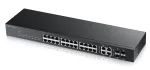 ZyXEL GS1920-24 24 prievadų Gigabit i&scaron;manusis valdomas komutatorius su 4 SFP, NebulaFlex debesies valdymu