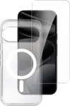 4smarts 360&deg; Premium Protection rinkinys, skirtas Google Pixel 11 / 11 Pro &ndash; grūdinto stiklo ekrano apsauga ir skaidrus TPU dėklas