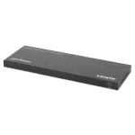 Manhattan 4K@60Hz 8 prievadų HDMI skirstytuvas su rai&scaron;kos mažinimu, 1x8, 18G, EDID perjungimas, juodas