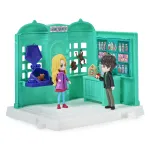 Žaislų rinkinys Magical Minis Honeydukes Saldumynų parduotuvė su 2 i&scaron;skirtinėmis figūrėlėmis ir 5 aksesuarais, Harry Potter, nuo 6 metų