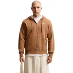 Nike Club BB Full-Zip Hoodie vyrams, &scaron;viesiai rudos spalvos, 2XL
