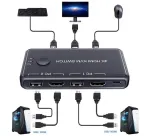 Exertis Connect Mini KVM perjungiklis, 2 prievadų, HDMI / USB (060182)