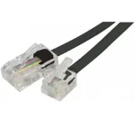 EXERTIS CONNECT Telefono kabelis, juodas, 2,0 m (EXC911735)