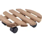 WAGNER Multiroller Country Palisander apvalus augalų vežimėlis, masyviojo raudonmedžio, 300 mm, 100 kg 20018301