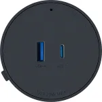 Schwaiger USB įkrovimo adapteris moduliniam maitinimo bėgeliui, juodas (MSPS0310)