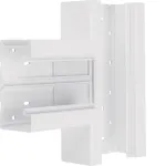 HAGER TEH BR6513089016 T formos at&scaron;aka 80 mm bazinio profilio vir&scaron;utinei daliai, traffic white (BR6513089016)