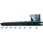 Liebernetz 19-SILENT ventiliatoriaus blokas - horizontalus i&scaron;metimas - 50 m&sup3;/h oro srautas - 1U - 12V DC - itin tylus 15 dB - juodas (90LN19LUE1HE8BRS)