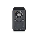 Sangean WR-9 ne&scaron;iojamas FM/AM radijas, tikro medžio Midnight Oak korpusas, Bluetooth, 8W