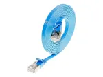 Wirewin Triotronik Cat6 U/FTP plonas Ethernet tinklo kabelis, 10 m, mėlynas PKW-STP-SLIM-KAT6 10.0 BL