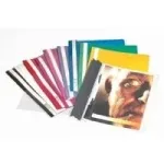 DURABLE A4+ ataskaitų segtuvas, permatomas polipropilenas, 50 vnt., spaustuko mechanizmas, 220 x 310 mm 257001