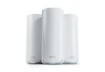 NETGEAR Orbi 770 triju juostų (2.4 GHz / 5 GHz / 6 GHz) Wi-Fi 7 (802.11be) baltas 3 vnt. komplektas