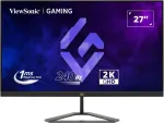ViewSonic VX2758A-2K-PRO-3 27 colių (68,6 cm) žaidimų monitorius, IPS, 2560 x 1440 QHD, 240 Hz, 1 ms, FreeSync Premium, HDR400, 2x HDMI 2.1, DisplayPort, juodas