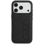 Audi TT sintetinės odos MagSafe dėklas iPhone 18 Pro / 17 Pro, juodas