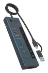 ICY BOX 11-in-1 USB Type-C stotelė su kortelių skaitytuvu ir PD