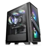Korpusas Thermaltake Versa T35 TG RGB Midi Tower juodas