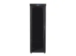 Lanberg FF01-8047-12BL 19 colių grindinė įrangos spinta 47U, 800x1000 mm, stiklinės durys, LCD, IP20, pristatoma i&scaron;ardyta, juoda
