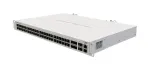 Valdomas L2 Gigabit Ethernet jungiklis MikroTik CRS354-48G-4S+2Q+RM &mdash; 48x Gigabit RJ-45, 4x SFP+, 2x QSFP+, 10G, montuojamas į stelažą