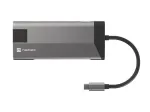 NATEC Fowler Plus USB Type-C juodai pilkas MicroSD SD centras