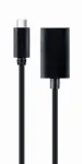 Gembird USB Type-C į DisplayPort adapterio kabelis, 4K, 15 cm, juodas