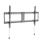 Fiksuotas TV laikiklis Gembird WM-90F-01 sienai, 43&ndash;90 colių, VESA 800x400, 70 kg, juodas