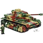 Konstruktorius Blocks WWII PZKPFW IV AUSF.G 1107 detalių