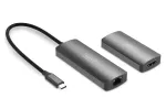 DIGITUS Video Extender rinkinys USB-C &ndash; HDMI 4K/120Hz CAT6 30m