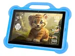 BLOW KidsTAB10 4G plan&scaron;etė vaikams, 10,1 colio FHD 1920x1200, 8 branduolių T606 1,6 GHz, 4 GB RAM, 64 GB, Android 12, LTE, GPS, su dėklu, mėlyna