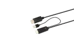 MicroConnect HDMI-DP-CON1 HDMI į DisplayPort adapterio kabelis 1 m, juodas