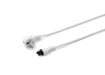 MicroConnect PE010818W maitinimo laidas baltas 1,8 m Ki&scaron;tukas F tipo C5 jungtis