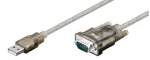 Microconnect 68875 serijinis kabelis 1,5 m USB-A &rarr; VGA (D-Sub) permatomas