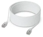 Tinklo kabelis Ubiquiti UACC-Cable-Patch-EL-C6A-15M-W RJ-45 Cat6a 15 m permatomai baltas