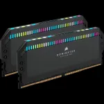 DIMM 32 GB DDR5-6400 (2x 16 GB) Dual-Kit, Arbeitsspeicher schwarz, CMT32GX5M2B6400C32, Dominator Platinum, INTEL XMP