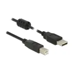 USB laidas DeLOCK 84896 USB 2.0 1.5 m USB A USB B juodas