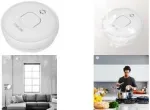 LogiLink Rauchmelder Longlife, wei&szlig;, mit Lithium Batterie erkennt Rauch und sendet einen 85-dB-Alarm, f&uuml;r Decken- & - 1 St&uuml;ck (SC0016)